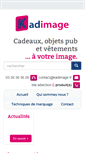 Mobile Screenshot of kadimage.fr
