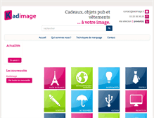 Tablet Screenshot of kadimage.fr